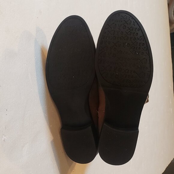 XOXO Thigh high over the Knee Boots with Lace ties and gold hardware - Picture 14 of 15